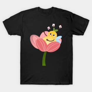 Singing In The Flowers, Cute Pear T-Shirt